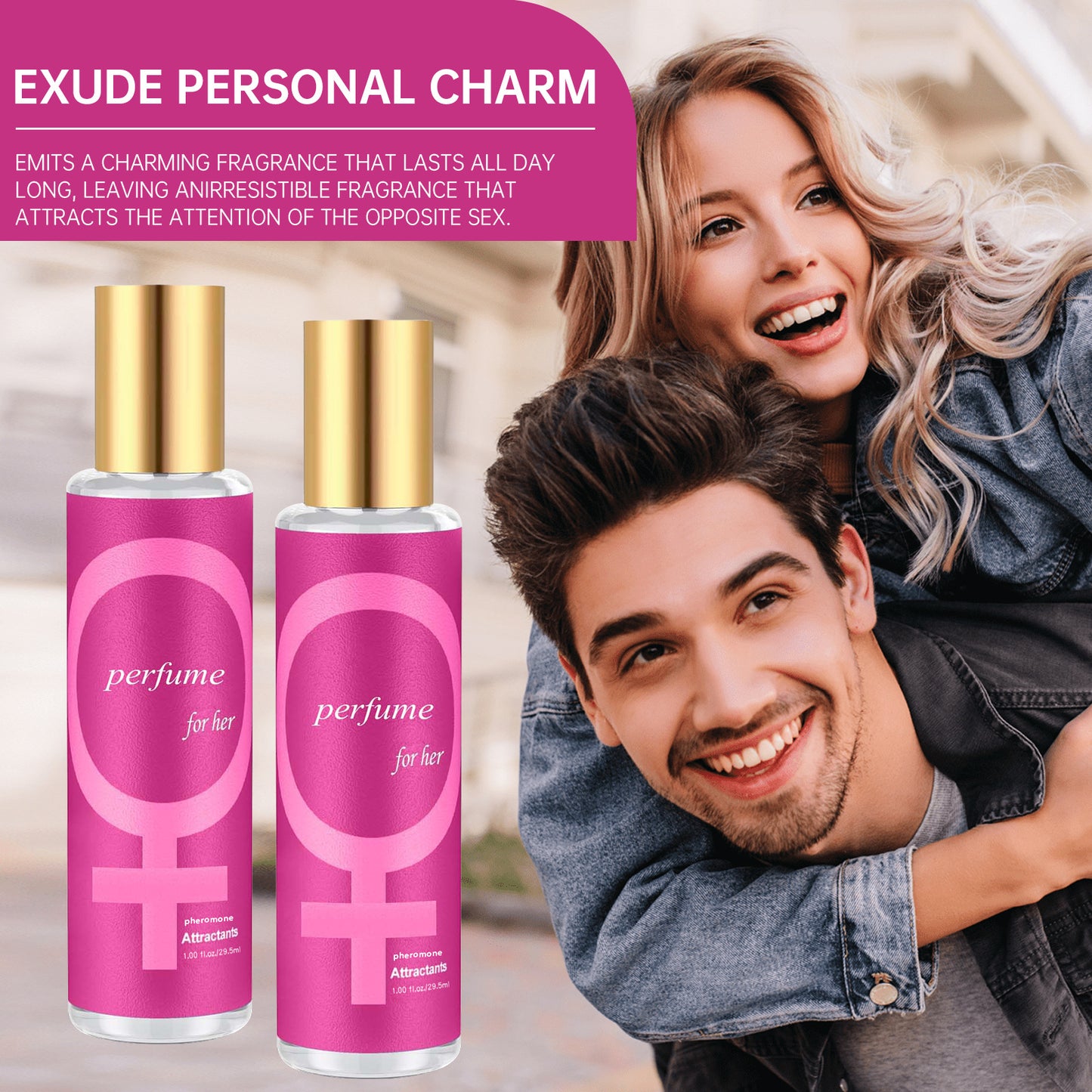 Pheromone Perfume - Natural Long-lasting Flirting Fragrance, Unisex Aroma to Add Mysterious Charm to Love