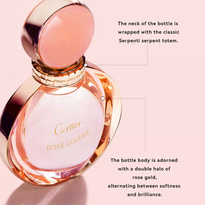 Rose Gold Radiance Women's Perfume - Floral Neutral Scent, A Long-lasting Elegant Choice