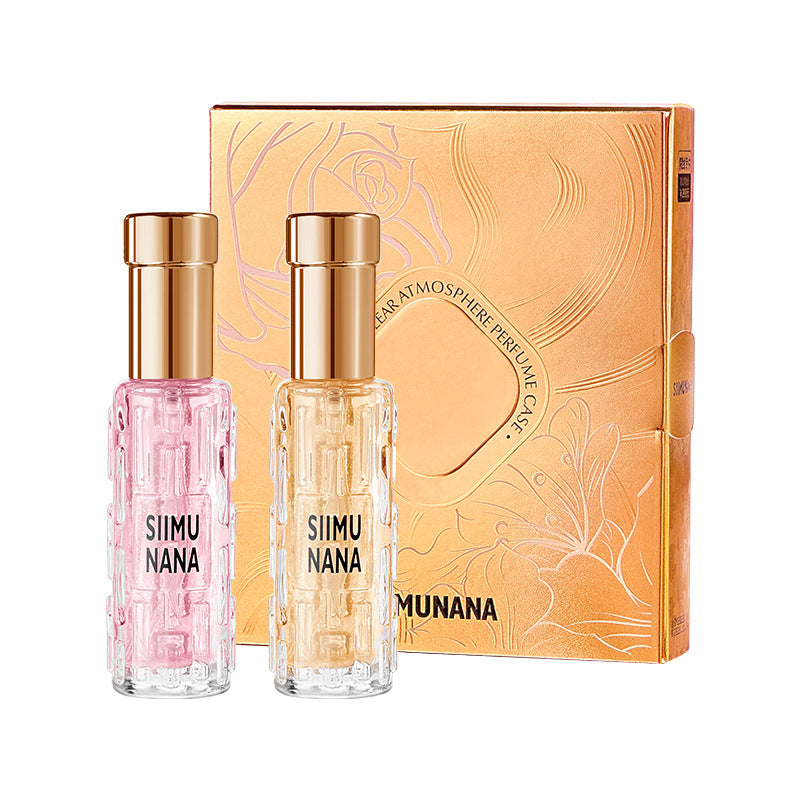 Women's Perfume Set - Rose and Gardenia Fragrance, Elegant Gift Box with Long-lasting Aroma